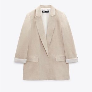 Zara linen blazer